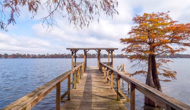 Lakefront Netterville Landing Home w/Private Dock