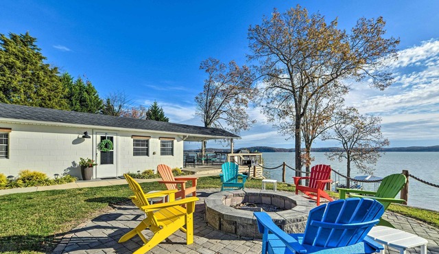 Lakefront New Concord Home w/ Shared Fire Pit