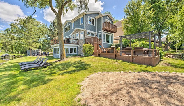 Lakefront Oasis w/Boat Dock, Fire Pit, Grill