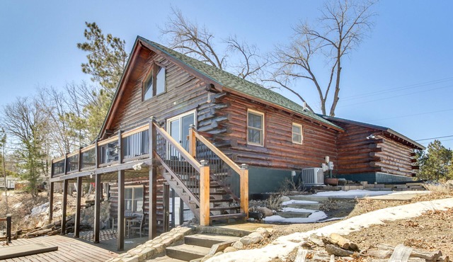 Lakefront Park Rapids Cabin w/Decks & Boat Dock!