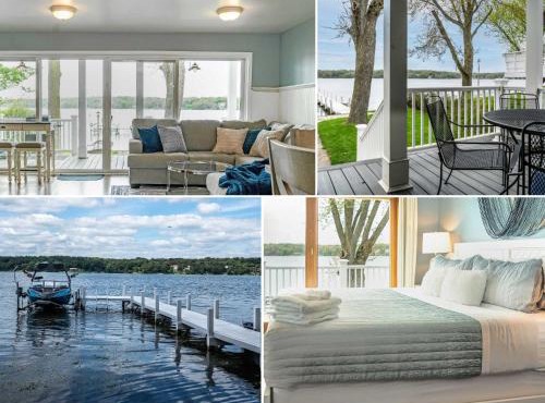 Lakefront Private Dock Pet Friendly Fire Pit