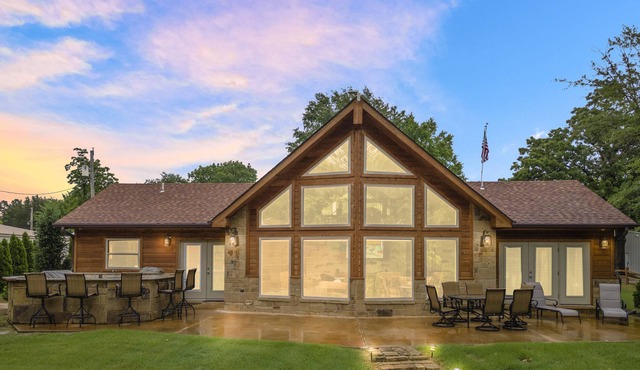 Lakefront property in a peaceful cove on Lake Eufaula. Just steps from the water