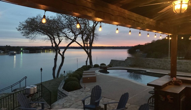 Lakefront property with pool and lighthouse with amazing views of the lake, .
