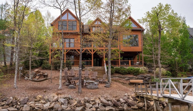 Lakefront Retreat | Luxury Home with Gorgeous VIEWS & Private Dock!