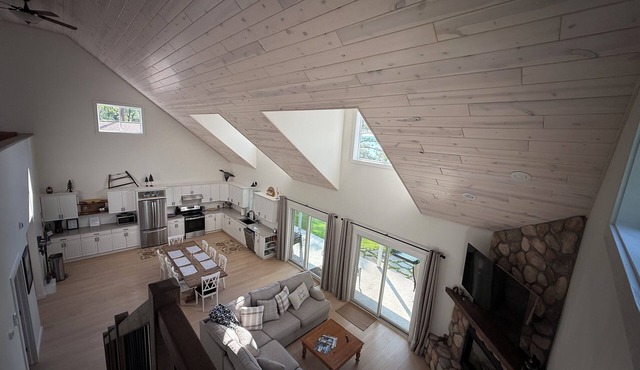 Lakefront Retreat on Big Pine Lake with Private Beach, Dock & Incredible Sunsets