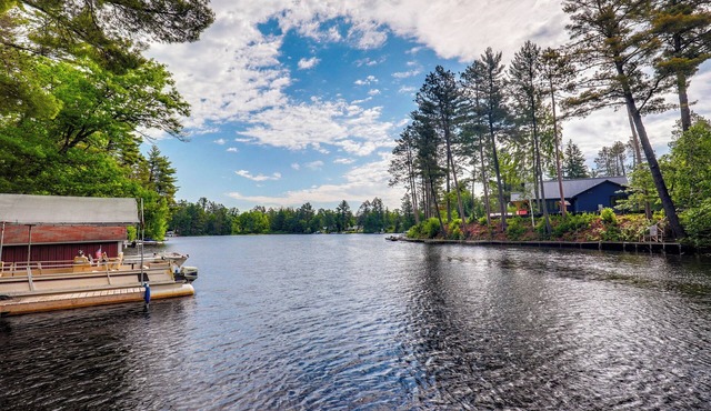 Lakefront Retreat w/Dock, Deck & Yard in Elcho!