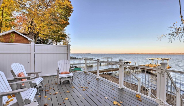 Lakefront Romulus Retreat w/Private Dock!