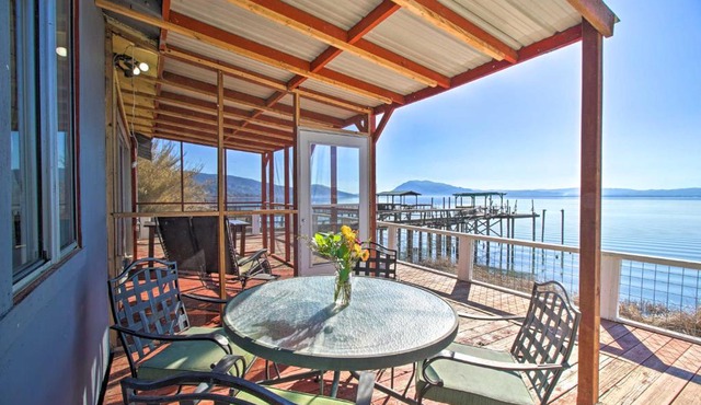 Lakefront Sanctuary with Mount Konocti Views