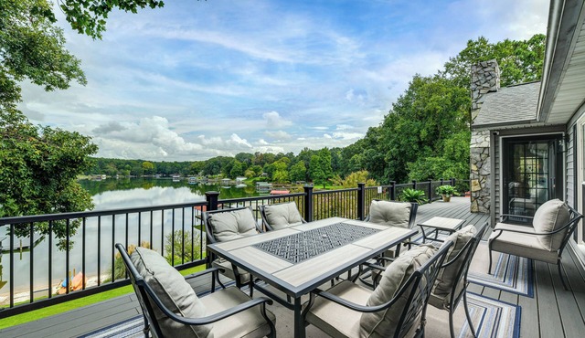 Lakefront Sherrills Ford Haven w/Boat Dock!