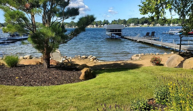 Lakefront Sunsets and Sandy Beach in Rockford, MI