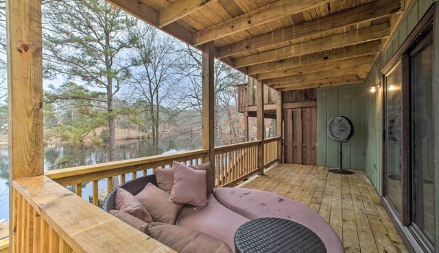 Lakefront & Trailside Escape w/Private Dock +deck