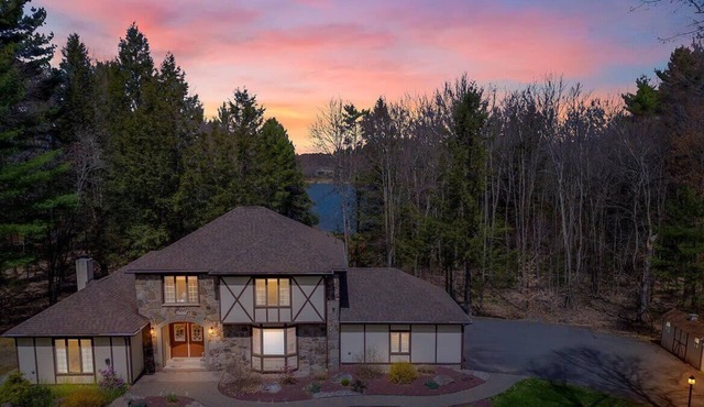 Lakefront Tudor | Hot Tub | Sauna | Game Room