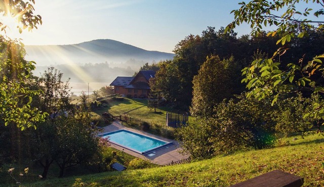 Lakefront Villa Jelenic By Bertovic in Croatia with a squash court, gym, cinema