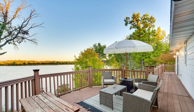 Lakefront Webster Home: Private Boat Dock & Beach!