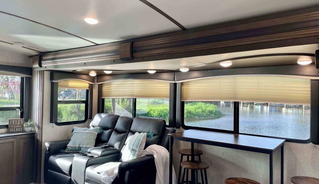 Lakeside 27' Cougar Travel Trailer on Lake George