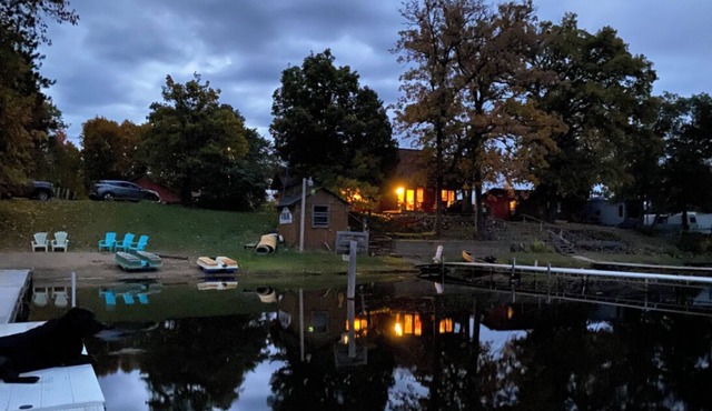 Lakeside Cabin at Aitkin Lake Resort connected to Big Sandy Lake