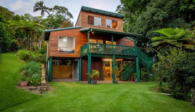 Lakeside cabin on a magical property