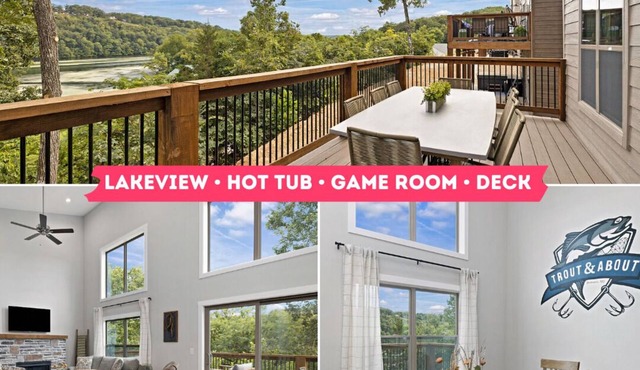 Lakeside Cabin with Hot Tub & Game Room