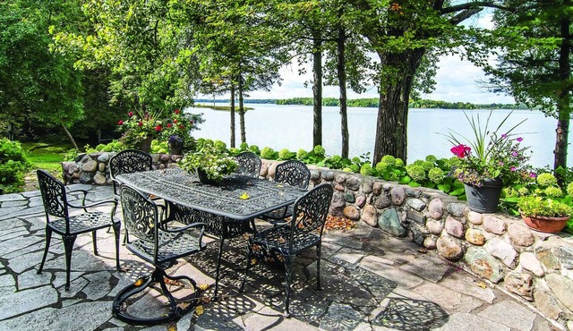 Lakeside estate with 350' of shoreline on Lake Belle Taine