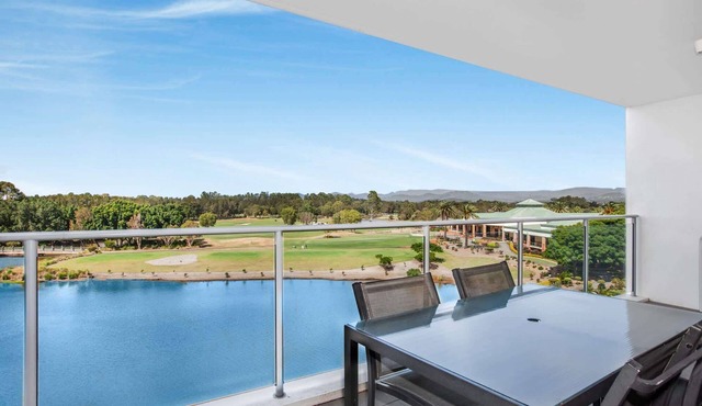 Lakeside Family Oasis with Pool, Gym and Balcony