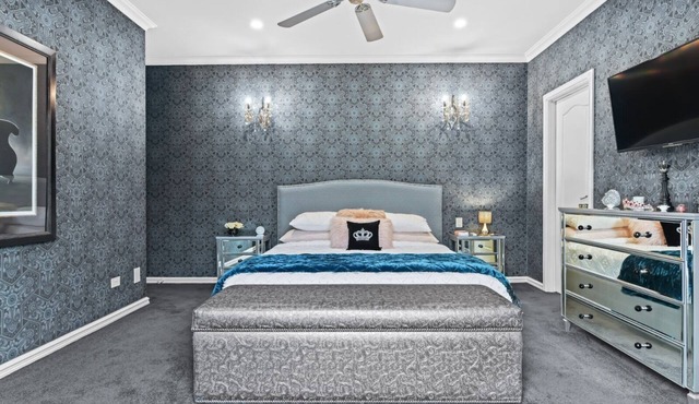 Lakeside home offering calm, peace and breezy outdoor spaces and activities.