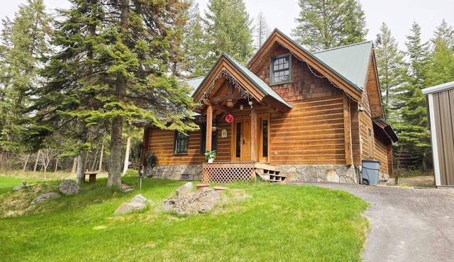 Lakeside rustic cabin