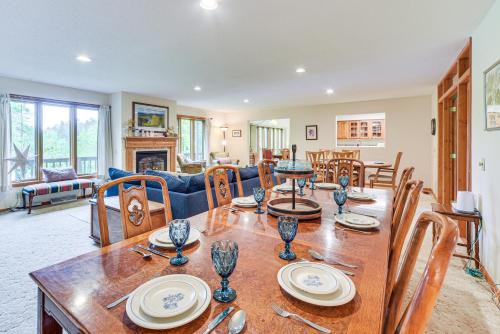 Lakeside Spooner Home with Game Room and Views!