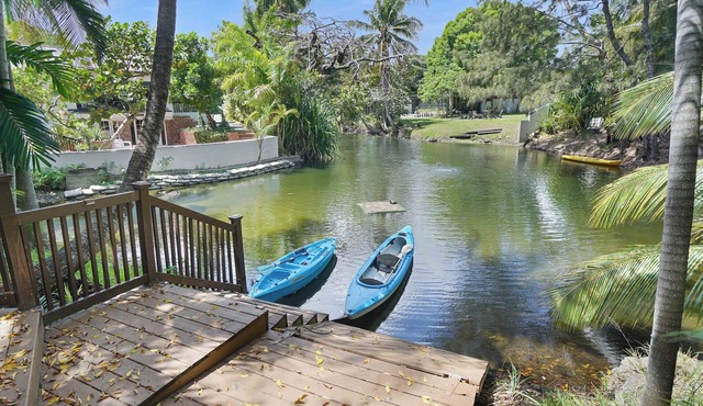 Lakeview 1 Acre, Tropical Pool, 10min Beach! Kayak, Pond, Spa - Fort Lauderdale
