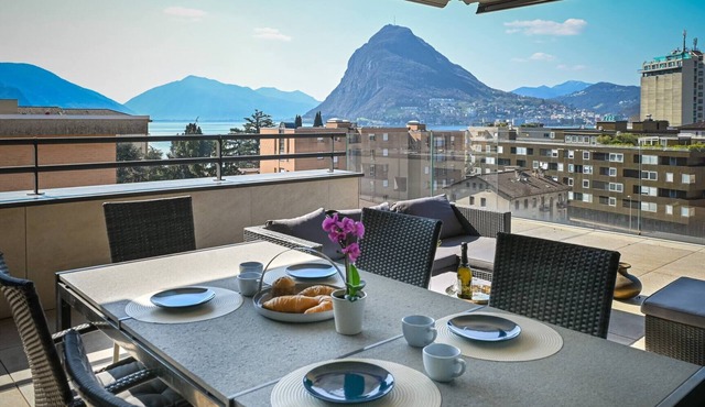 Lakeview 3 Bedroom Pico penthouse in Lugano