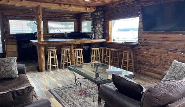 Lakeview cabin on Lake Texoma at Little Mineral