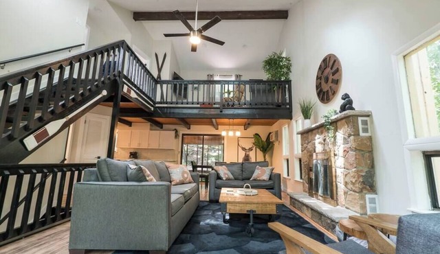 Lakeview Chalet w/Hot Tub, Sauna, Decks, Boats, & Fire Pit!