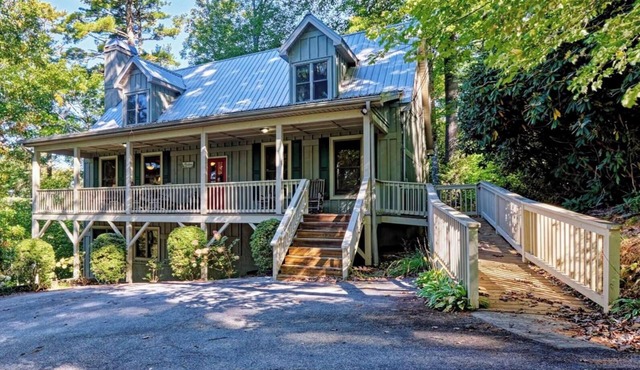 Lakeview Hideaway | Covered Front Porch with Lake View!