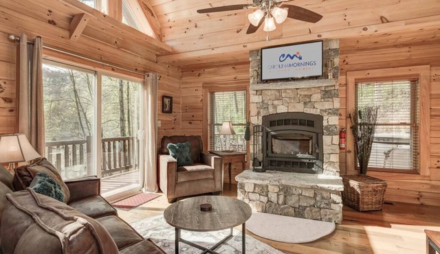 Lakey Gap Lodge | Pet-Friendly Cabin🐾 w/Hot Tub + Views + Biltmore Pass