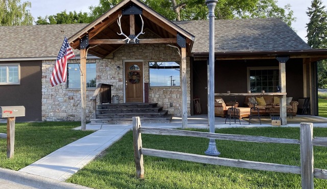 Lamp Post Lodge- cozy and decorated to inspire Montana adventures.