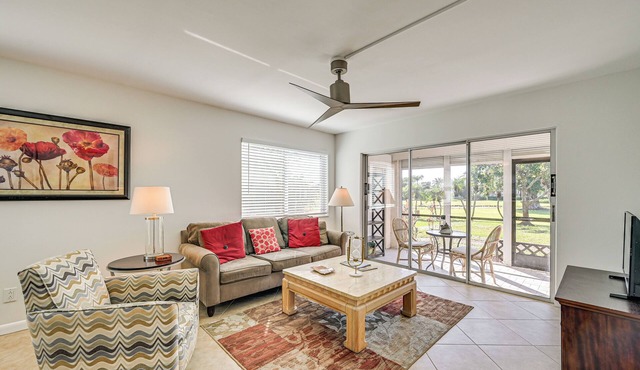 Lanai & Golf Course View: Cozy Condo in Naples!