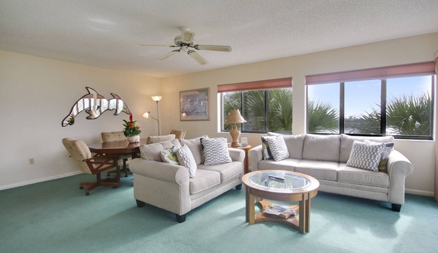 Land's End 301 building 6 Bright Corner Condo with large Beach Front Balcony!