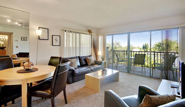 Land's End 402 building 1 TOP floor|Across Pool and Hot tub|Amazing remodel!