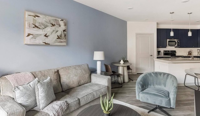 Landing | Chic 1BD, Yoga Studio, Gym