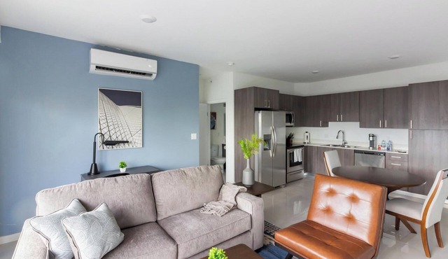 Landing | Chic 2BD, Gym, Pool
