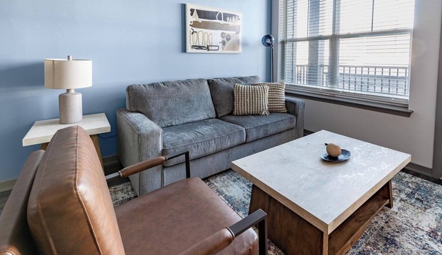 Landing | Stunning 1BD, Gym, Courtyard
