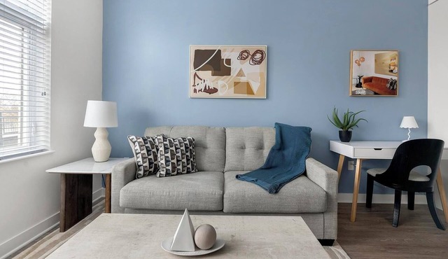 Landing | Stunning 1BD, Courtyard, Gym