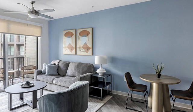 Landing | Stylish 1BD, Yoga Studio, Gym