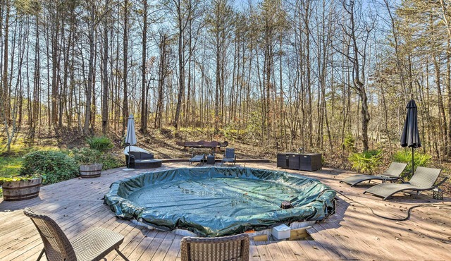 Landrum 'treehouse' - Hot Tub & Trail Access!