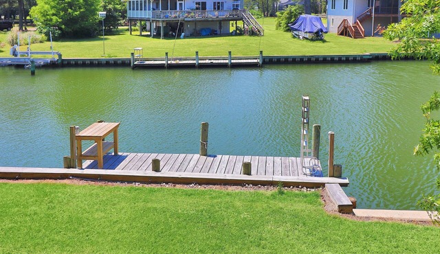 Langtree | Oyster Bay Water Views w/Private Dock for Boats, Screened Porch, Decks & Pet Friendly