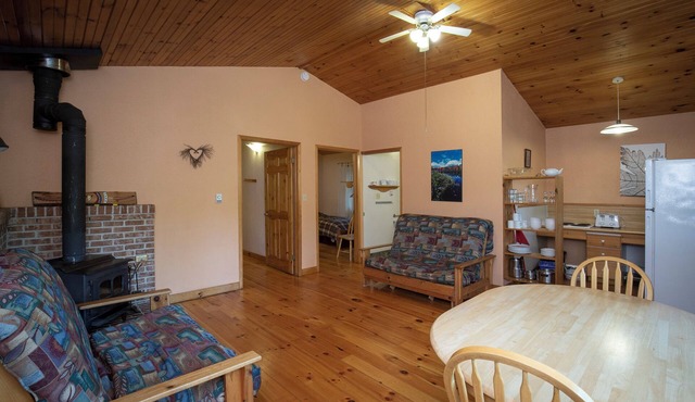 large 2 bedroom chalet in the heart of the wilderness, just 5 km from Kejimkujik National Park