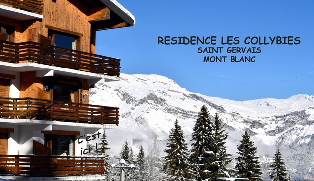 Large 2-room apartment at the foot of the Mont Joly/Mégeve slopes
