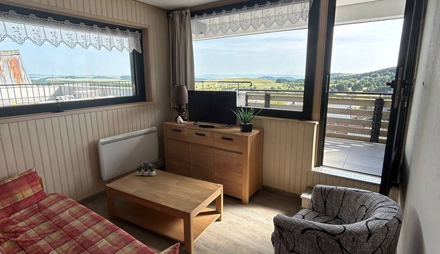 Large 3-room apartment with ski and lake views