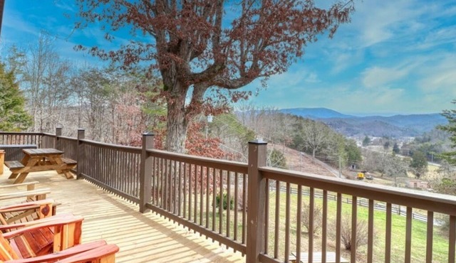 Large 5 bedroom, 4.5 bath that sleeps 22 with easy access to Pigeon Forge