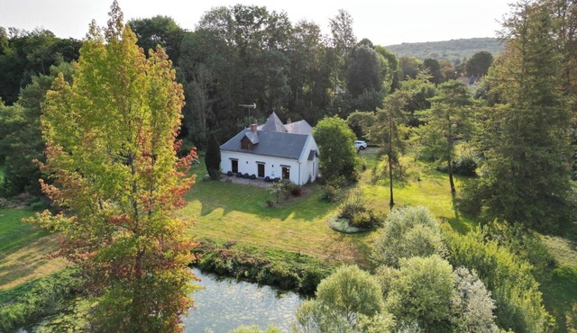 Large 7-bedroom house 1 hour from Paris, with pond and near RER C station
