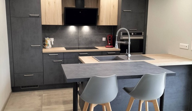 Large 8-person house with sauna, terrace and garden close to Colmar